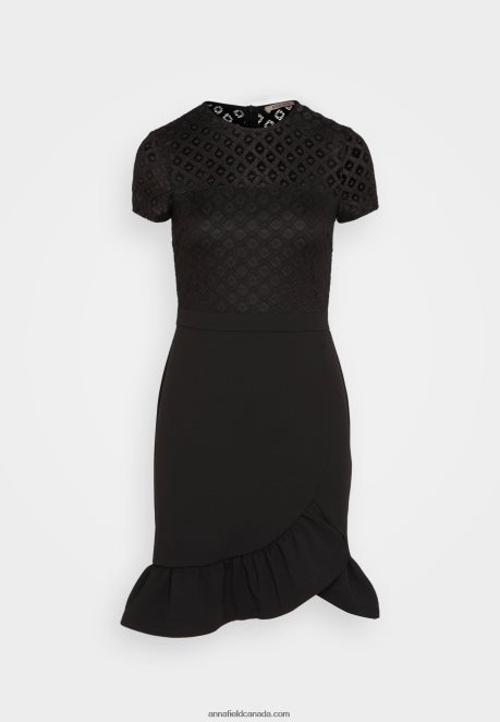 Anna Field Women Cocktail Dress Party Dress Black H42J4Z60