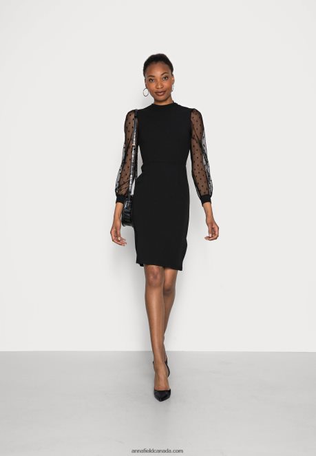Anna Field Women Cocktail Dress Party Dress Black H42J4Z70