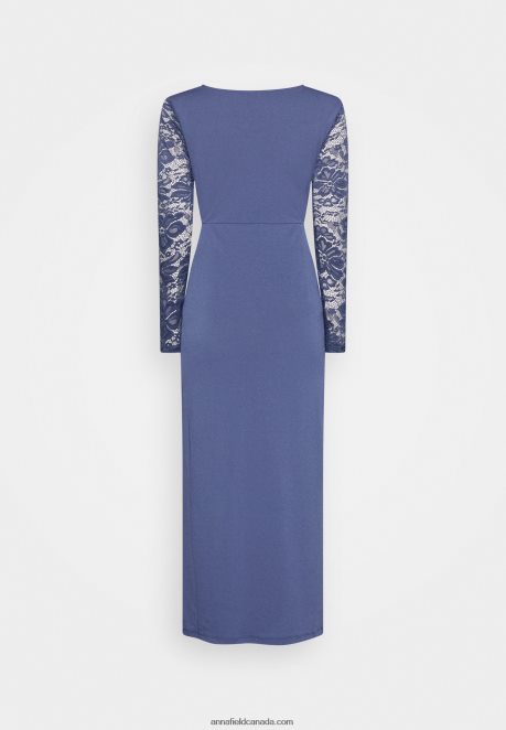 Anna Field Women Cocktail Dress Party Dress Blue H42J4Z34