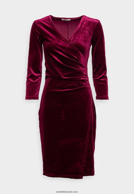 Anna Field Women Cocktail Dress Party Dress Bordeaux H42J4Z73