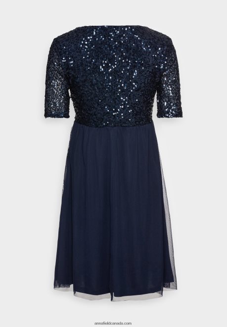 Anna Field Women Cocktail Dress Party Dress Dark Blue H42J4Z40