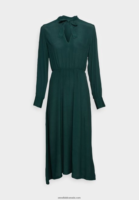 Anna Field Women Cocktail Dress Party Dress Dark Green H42J4Z51