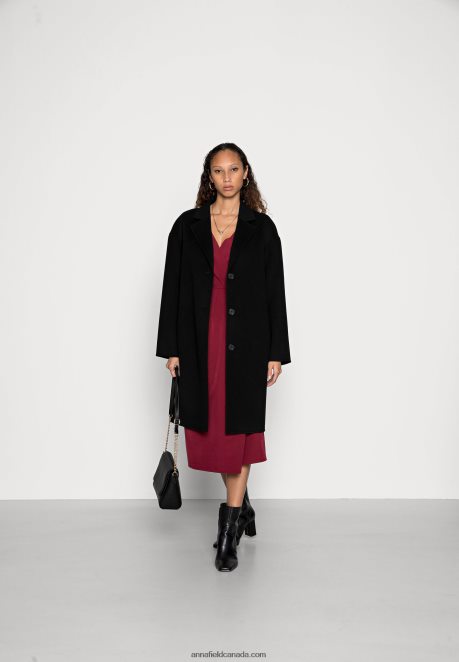 Anna Field Women Cocktail Dress Party Dress Dark Red H42J4Z33