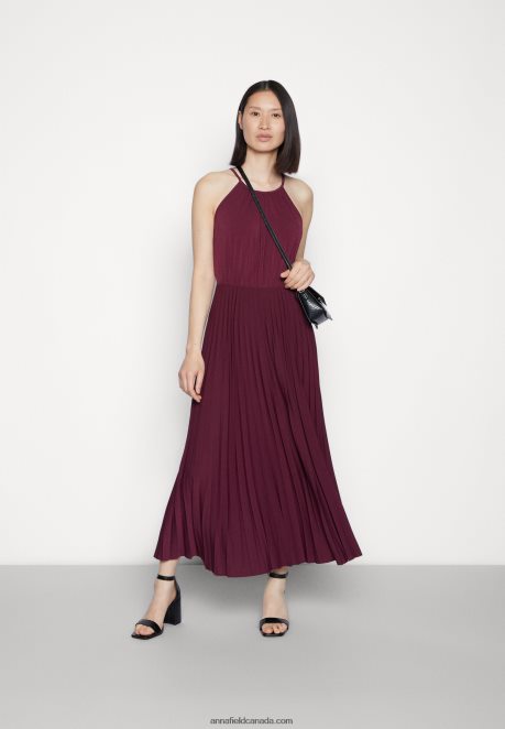 Anna Field Women Cocktail Dress Party Dress Dark Red H42J4Z65