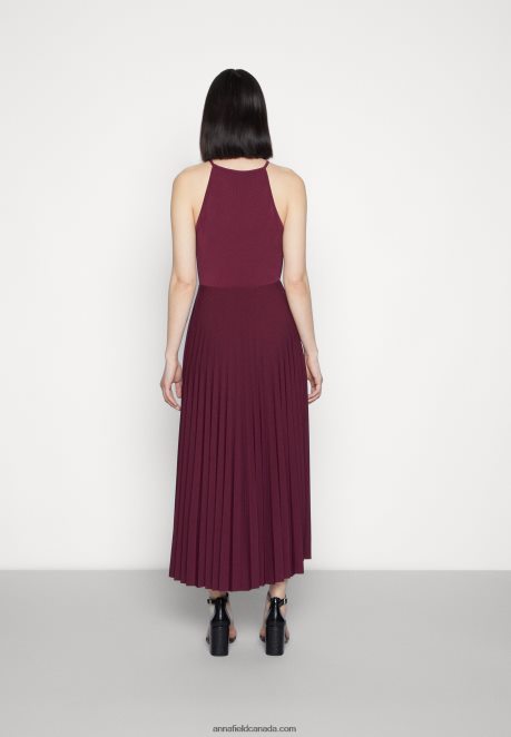 Anna Field Women Cocktail Dress Party Dress Dark Red H42J4Z65