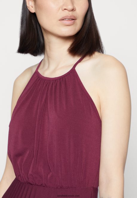 Anna Field Women Cocktail Dress Party Dress Dark Red H42J4Z65