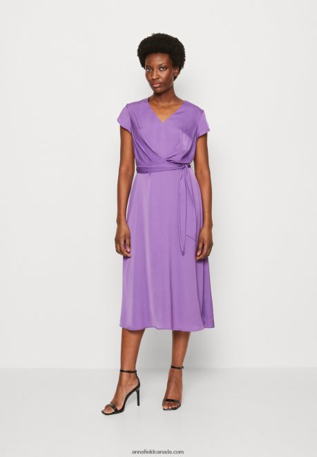 Anna Field Women Cocktail Dress Party Dress Purple H42J4Z49