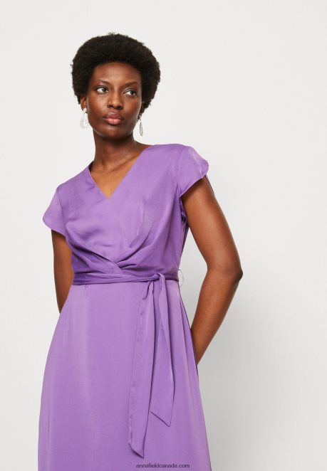 Anna Field Women Cocktail Dress Party Dress Purple H42J4Z49