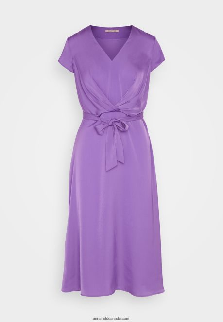 Anna Field Women Cocktail Dress Party Dress Purple H42J4Z49