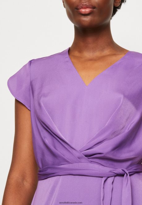 Anna Field Women Cocktail Dress Party Dress Purple H42J4Z49