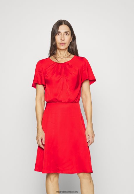 Anna Field Women Cocktail Dress Party Dress Red H42J4Z62