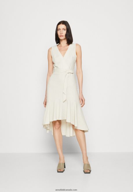 Anna Field Women Day Dress Beige H42J4Z16