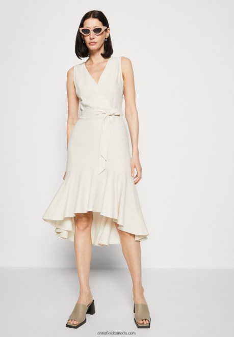 Anna Field Women Day Dress Beige H42J4Z16