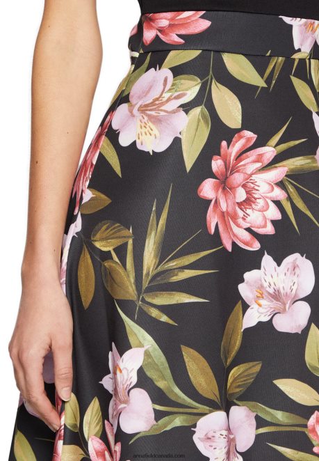 Anna Field Women Day Dress Black/Black/Pink H42J4Z15