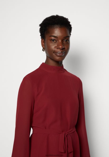 Anna Field Women Day Dress Dark Red H42J4Z1