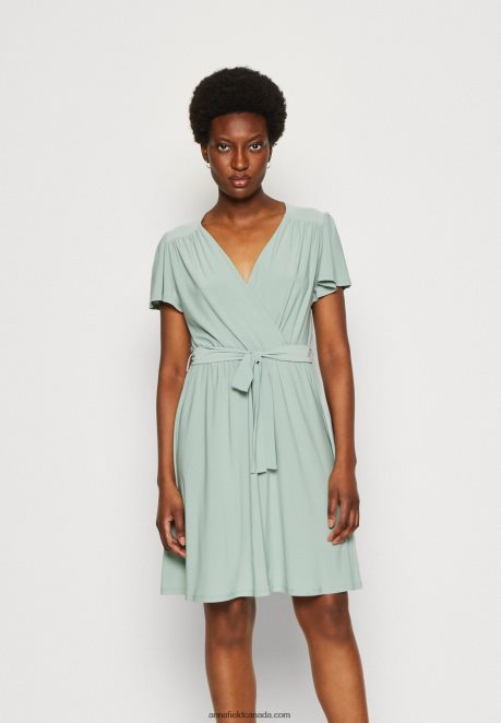 Anna Field Women Day Dress Green H42J4Z6