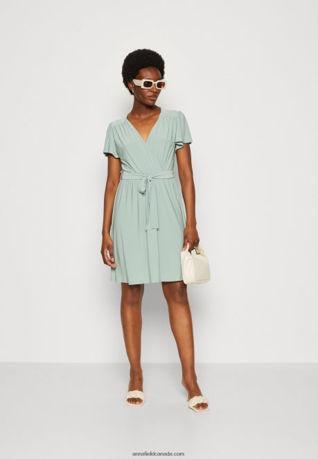 Anna Field Women Day Dress Green H42J4Z6
