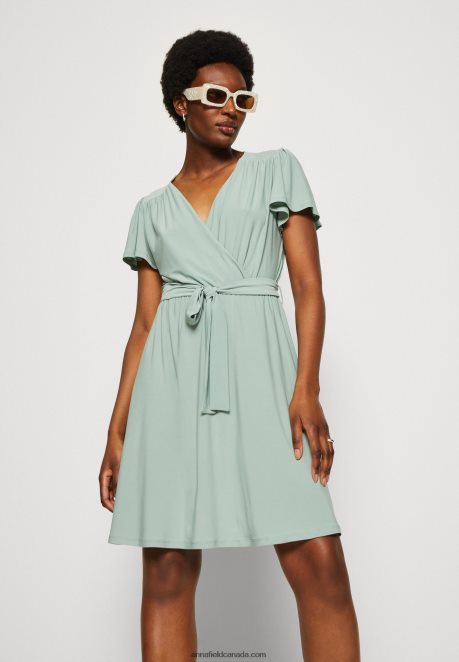 Anna Field Women Day Dress Green H42J4Z6