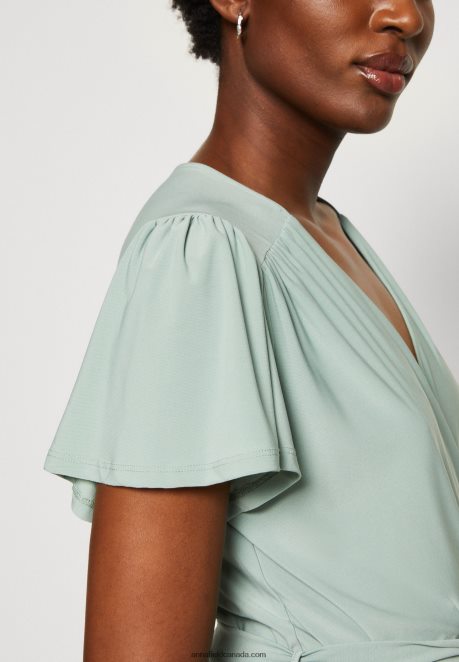 Anna Field Women Day Dress Green H42J4Z6