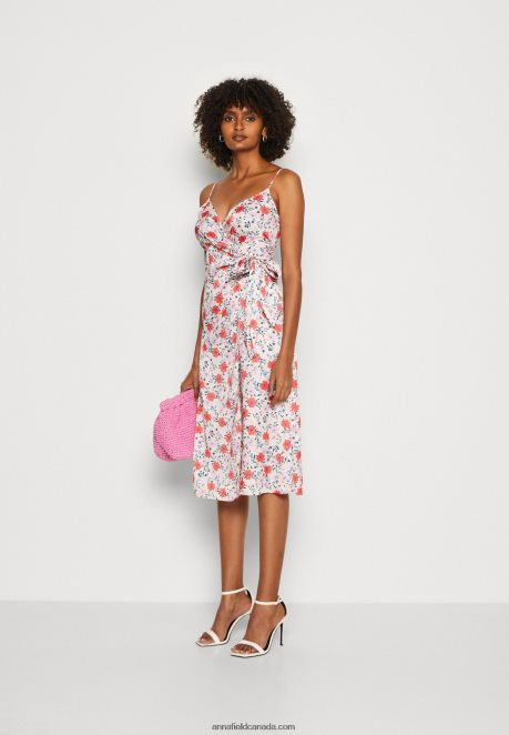 Anna Field Women Day Dress Pink/Red H42J4Z14