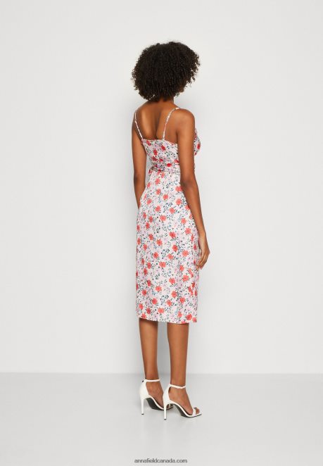 Anna Field Women Day Dress Pink/Red H42J4Z14