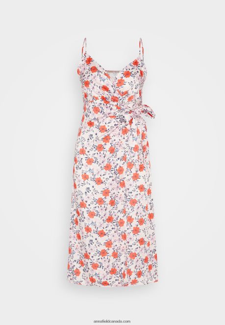 Anna Field Women Day Dress Pink/Red H42J4Z14