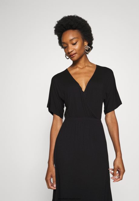 Anna Field Women Jersey Dress Black H42J4Z101