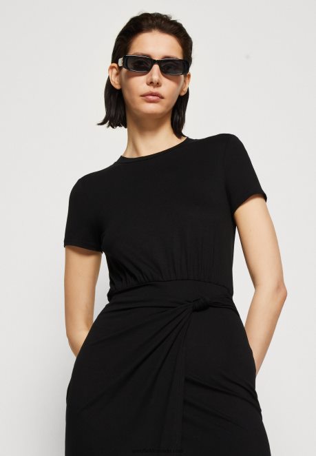 Anna Field Women Jersey Dress Black H42J4Z102