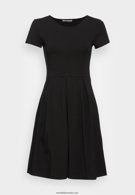Anna Field Women Jersey Dress Black H42J4Z103