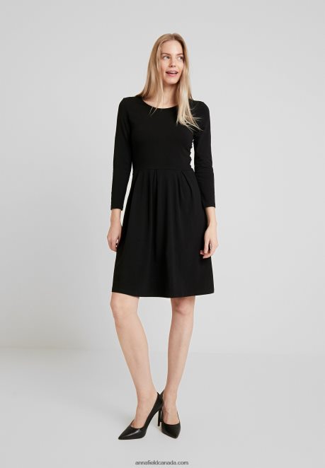 Anna Field Women Jersey Dress Black H42J4Z120