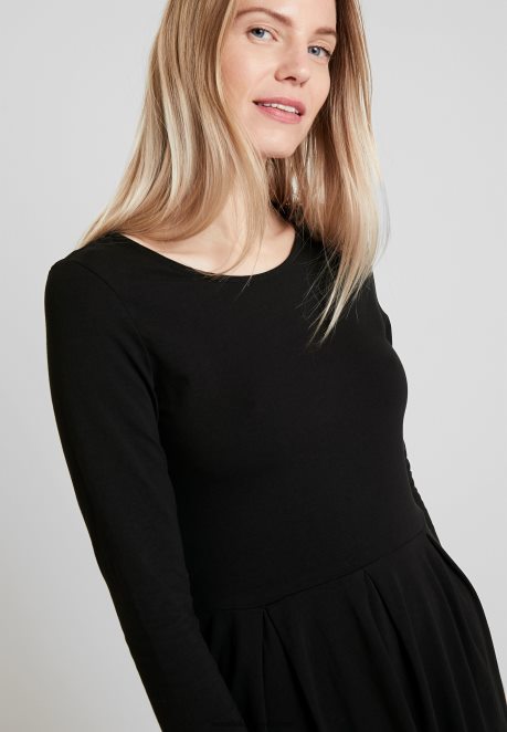 Anna Field Women Jersey Dress Black H42J4Z120
