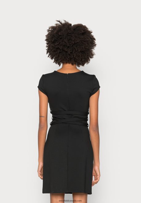 Anna Field Women Jersey Dress Black H42J4Z131