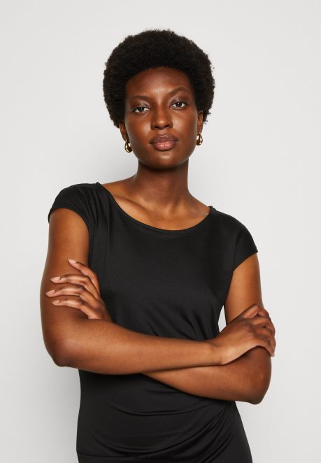 Anna Field Women Jersey Dress Black H42J4Z136