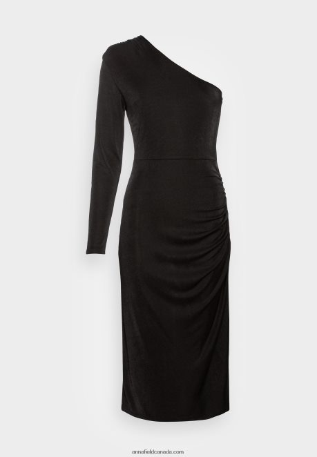Anna Field Women Jersey Dress Black H42J4Z158