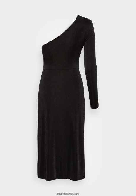 Anna Field Women Jersey Dress Black H42J4Z158