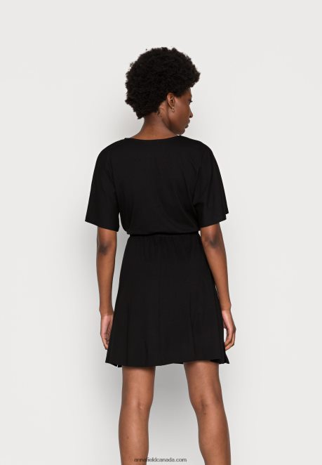Anna Field Women Jersey Dress Black H42J4Z159