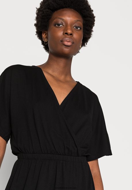 Anna Field Women Jersey Dress Black H42J4Z159