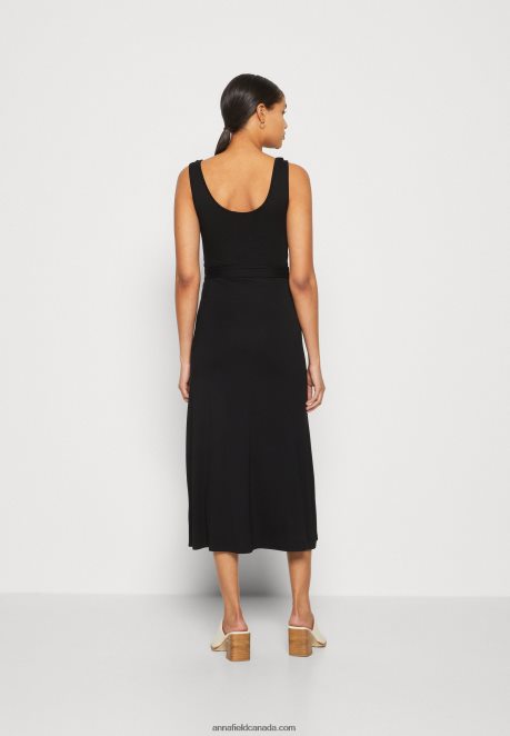 Anna Field Women Jersey Dress Black H42J4Z162