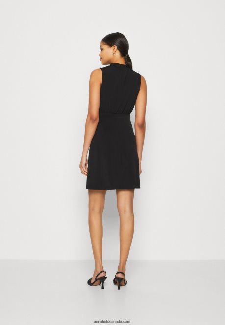 Anna Field Women Jersey Dress Black H42J4Z167