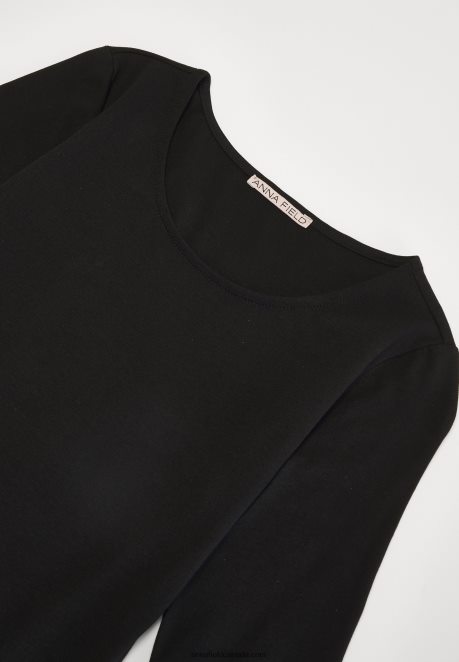 Anna Field Women Jersey Dress Black H42J4Z181