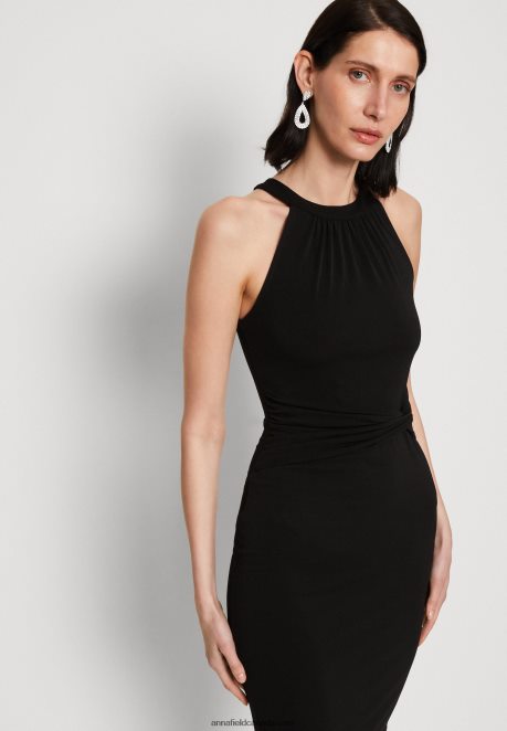 Anna Field Women Jersey Dress Black H42J4Z182