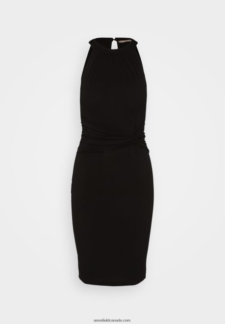 Anna Field Women Jersey Dress Black H42J4Z182