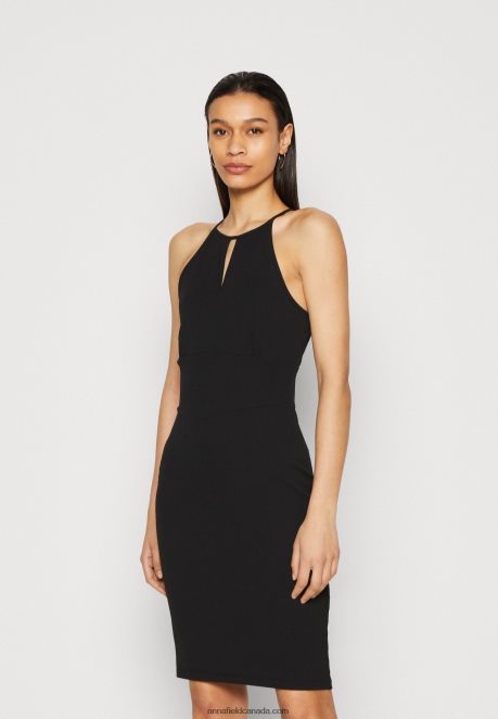 Anna Field Women Jersey Dress Black H42J4Z188