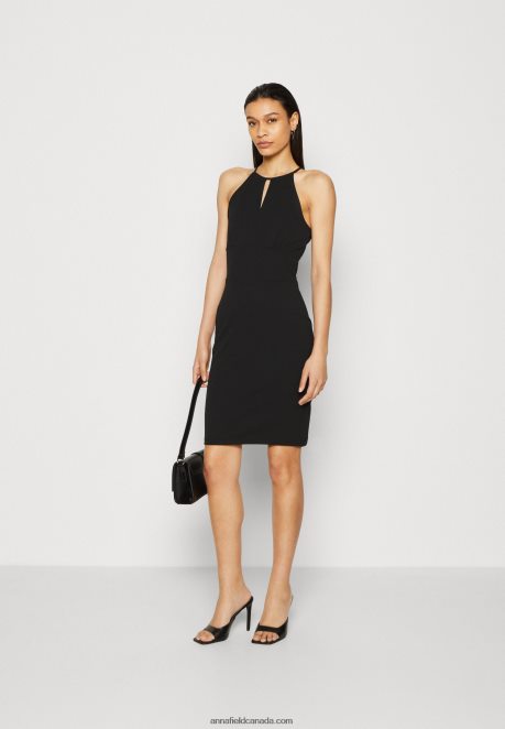 Anna Field Women Jersey Dress Black H42J4Z188