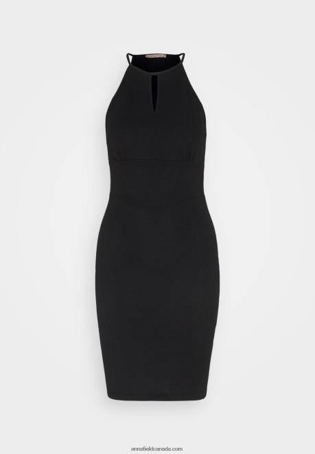 Anna Field Women Jersey Dress Black H42J4Z188