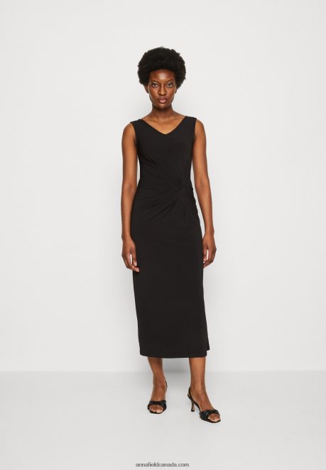 Anna Field Women Jersey Dress Black H42J4Z48