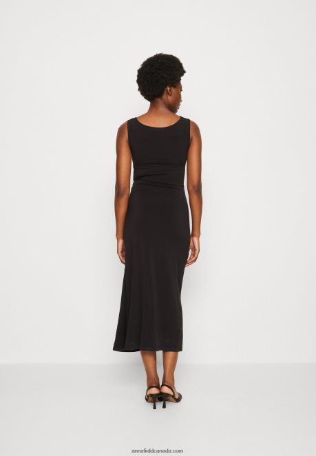 Anna Field Women Jersey Dress Black H42J4Z48