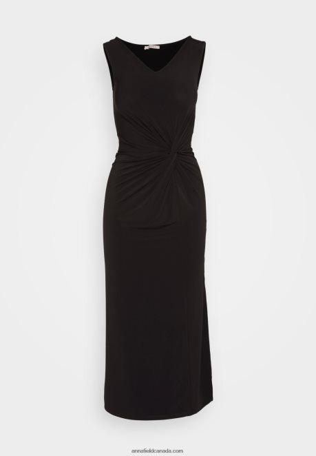 Anna Field Women Jersey Dress Black H42J4Z48