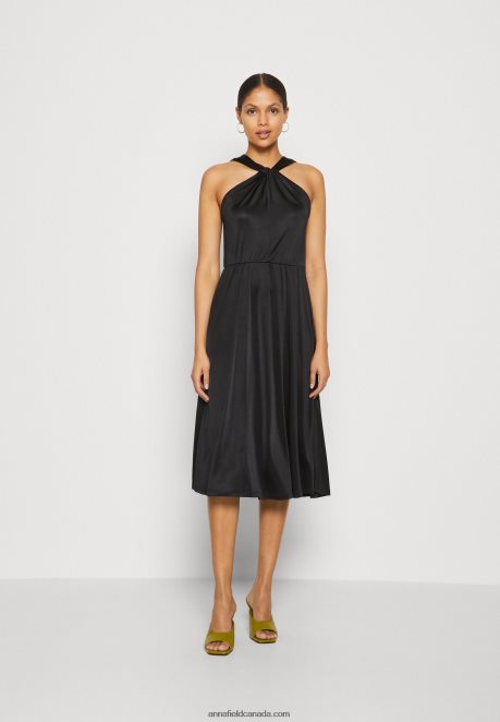 Anna Field Women Jersey Dress Black H42J4Z59