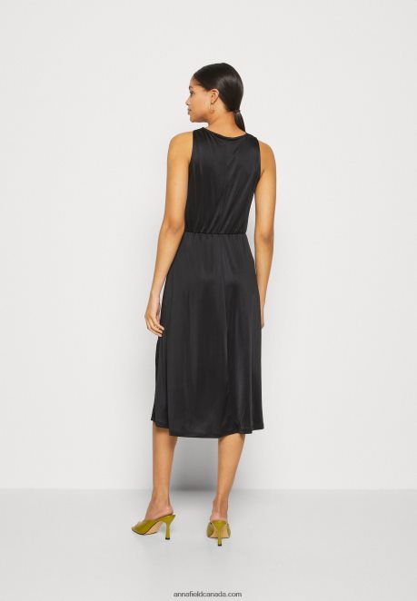 Anna Field Women Jersey Dress Black H42J4Z59